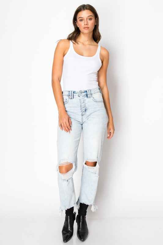 Raelynn Tummy Control High Rise Modern Wide Jeans