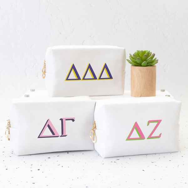 Licensed Sorority Accessory Cosmetic Bag