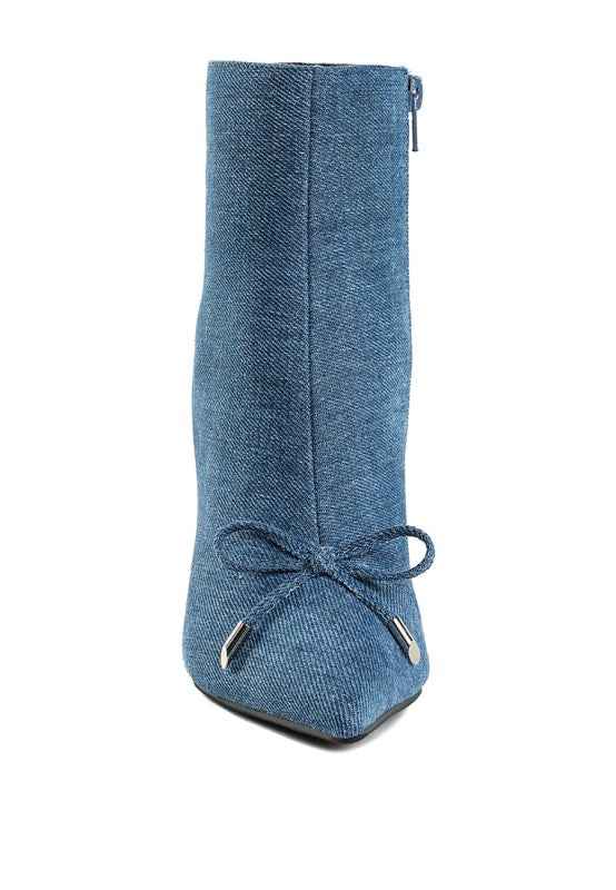 Milda Denim Stiletto Boots