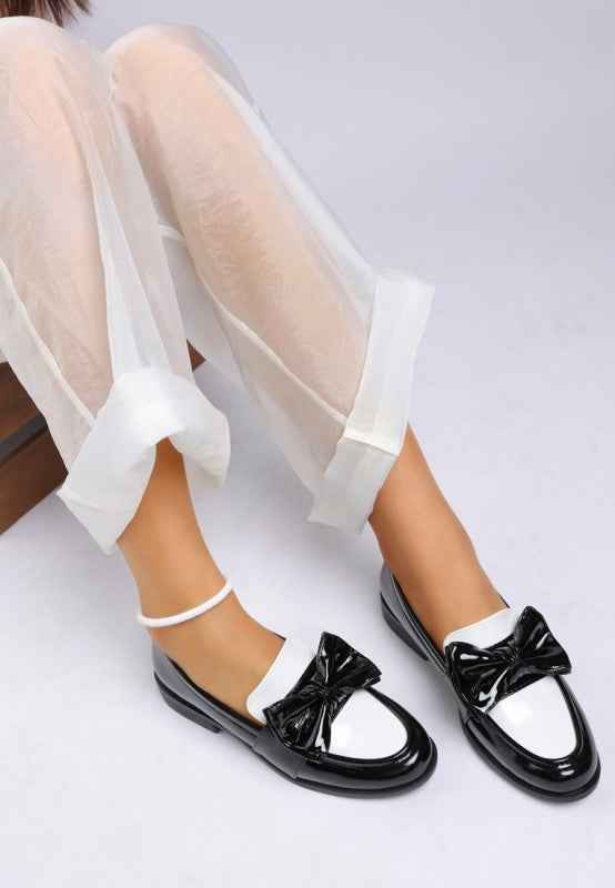 Araminta Classic Chunky Bow Loafers