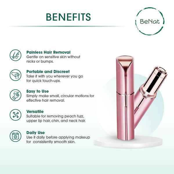 Rechargeable Facial + Eyebrow Hair Removers Set -2