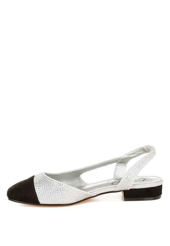 Rerita Rhinestone-Studded Glitter Sandals