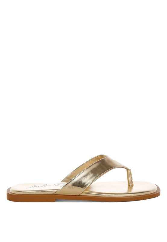 Nitty Square Toe Flats